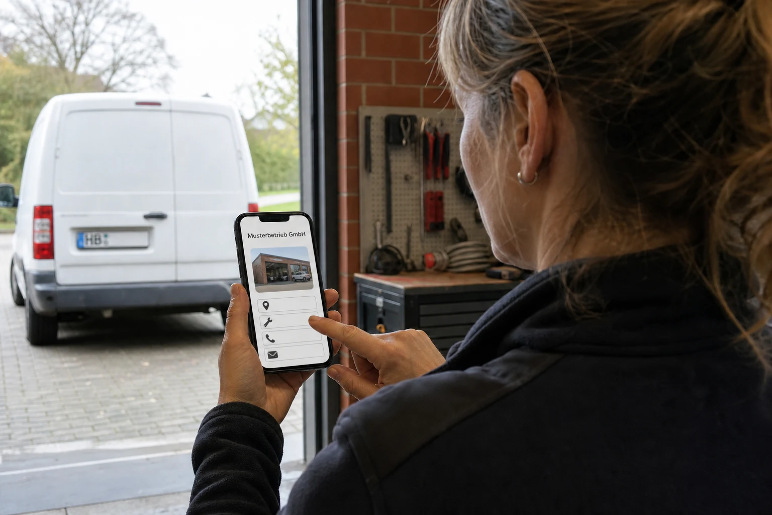 Gepflegtes Google-Unternehmensprofil eines lokalen Betriebs